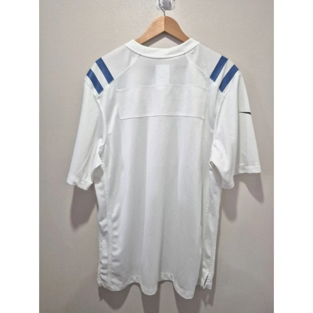 NWOT Nike NFL Indianapolis Colts Jersey Men's Large‎ White Blue Football